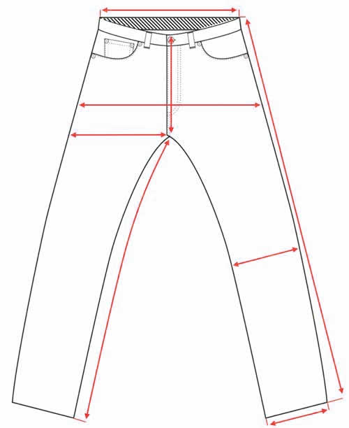 Guida taglie PANTALONE