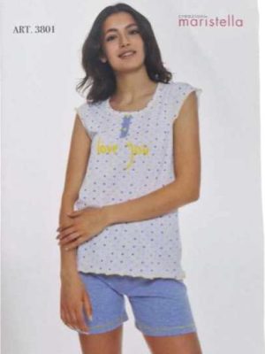 Pigiama donna corto art. 3801
