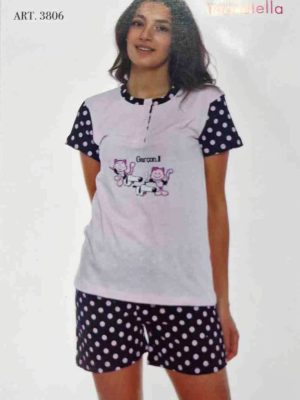 Pigiama Manica corta/pantaloncino art 3806