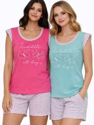Pigiama Giro Manica e Pantaloncino art. 3812