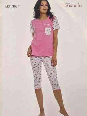 Pigiama Manica Corta e Pinocchietto art. 3826