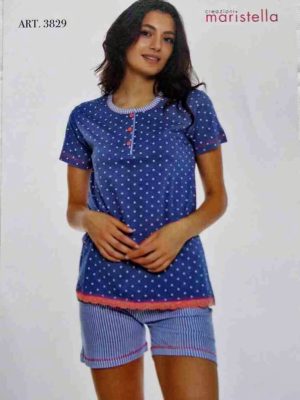 Pigiama Manica Corta e Pantaloncino art. 3829