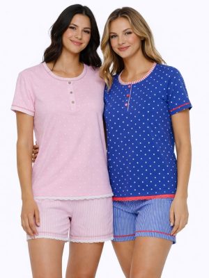 Pigiama Manica Corta e Pantaloncino art. 3829