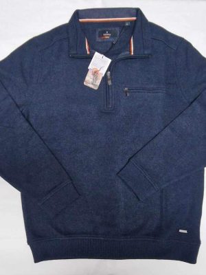 Polo Mezza zip cotone invernale