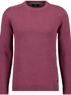 Ragman maglia con scollatura a giro, tinta unita in caldo cotone