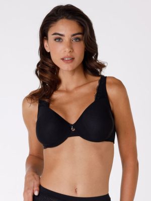 LOVABLE Reggiseno con ferretto Celebrity Minimizer in pizzo e microfibra
