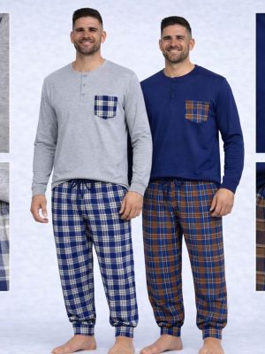 Pigiama uomo in Caldo Cotone di Kevin art. 5716