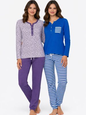 Pigiama donna in cotone Lungo di Lovable