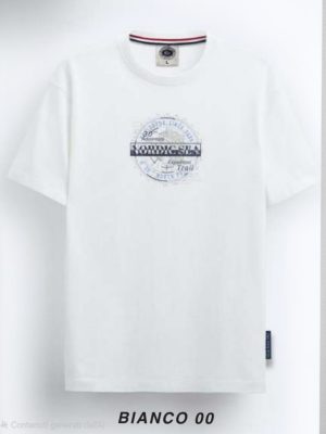 T-shirt di Nazareno Gabrielli con stampa taglie over