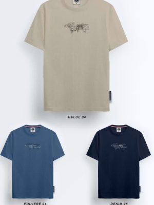 T-shirt di Nazareno Gabrielli con stampa in puro cotone 100%