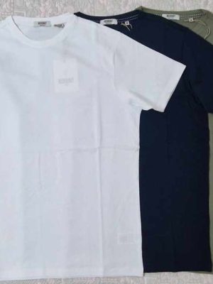 ELEGANT/BASIC T-SHIRT IN COTONE PIQUET ELASTICIZZATO