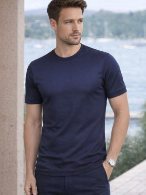 T-shirt in cotone PIMA con elastico in vita Blusotto