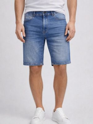 Jeans corto tessuto elasticizzato leggero