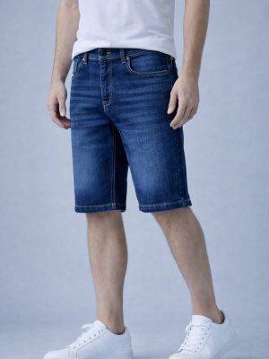Bermuda Jeans uomo elasticizzato