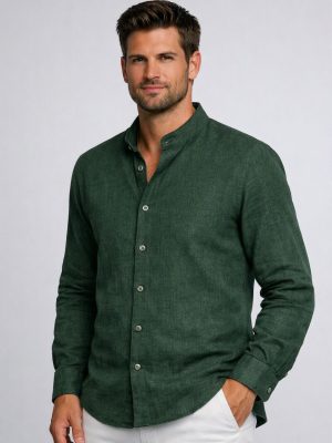 Camicia Coreana misto lino